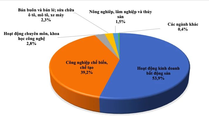 Hoạt động kinh doanh bất động sản dẫn đầu về thu hút vốn FDI tháng 1. Ảnh: M.T